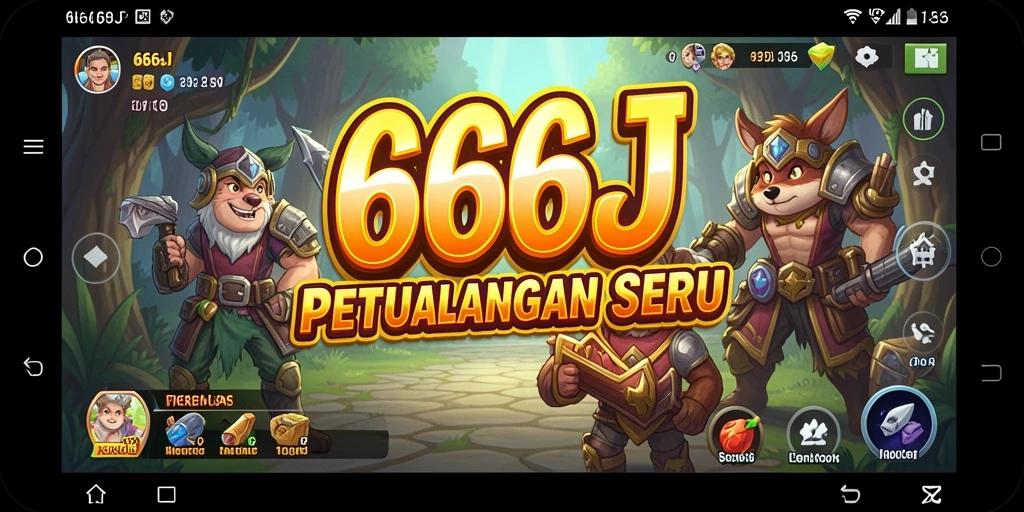 Tampilan gameplay mendebarkan dari 666J yang penuh petualangan.