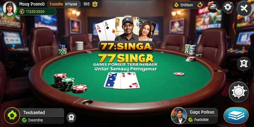 Tampilan gameplay menarik di aplikasi 77SINGA.