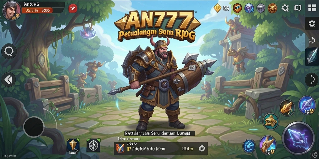 Gameplay RPG yang mendebarkan di dunia fantasi AN777.