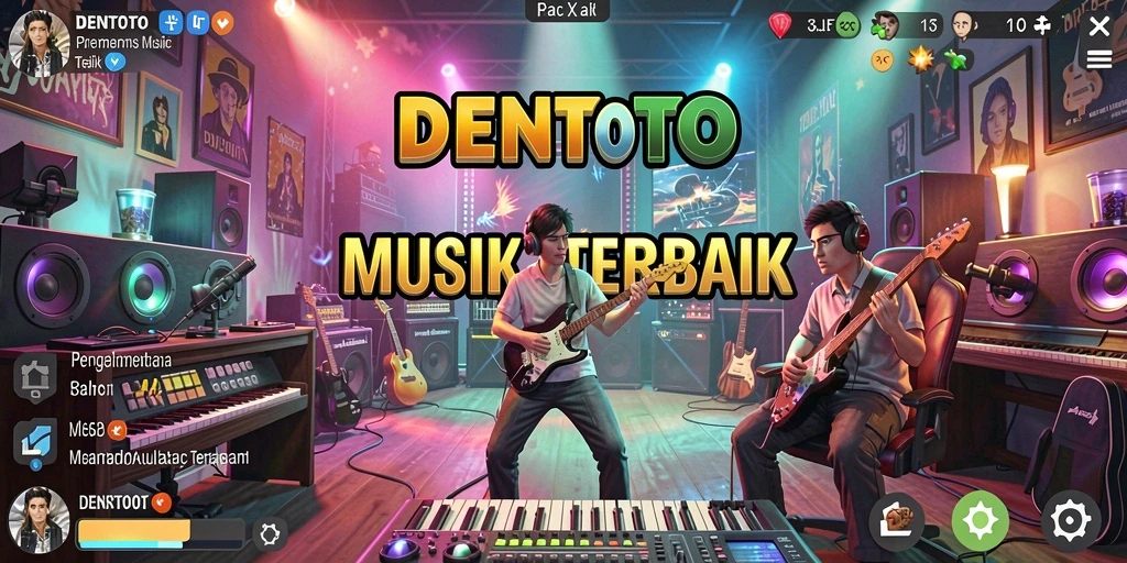 Gameplay DENTOTO menampilkan pengalaman interaktif dalam musik.