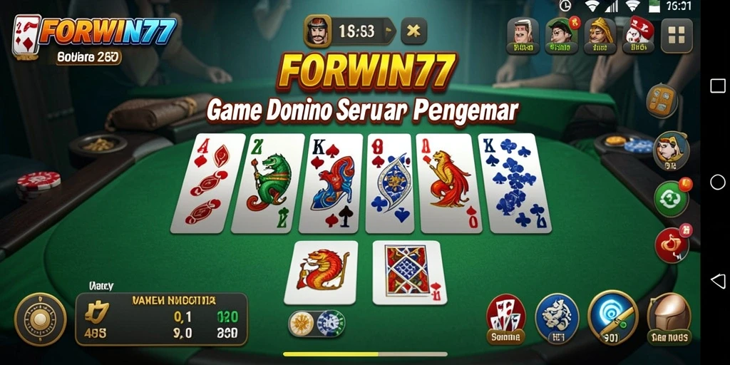 Screenshot gameplay FORWIN77 yang menarik dan interaktif.