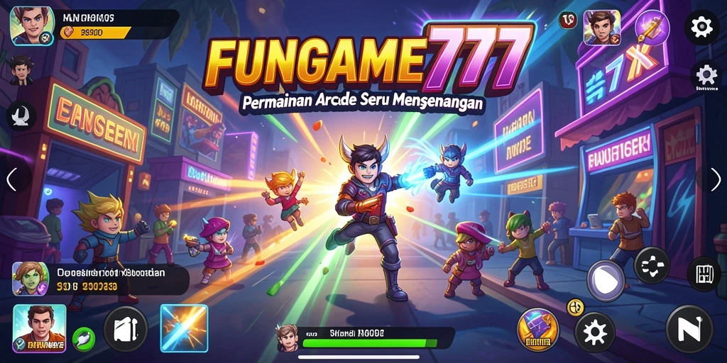 Tampilan menarik dari gameplay FUNGAME777 yang mendebarkan.