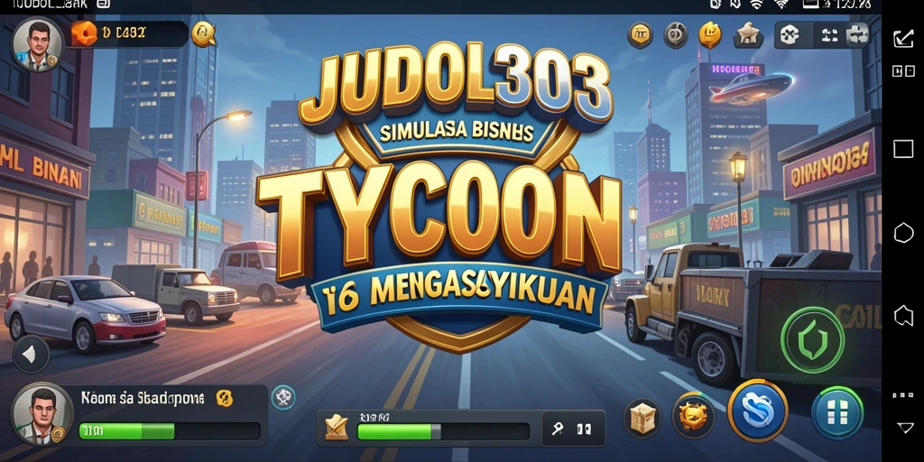 Tampilan screenshot menunjukkan pengalaman gameplay Tycoon yang mendebarkan.