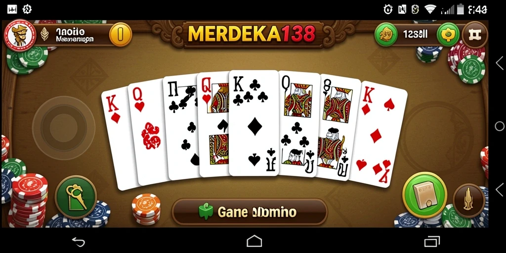 Screenshot dari gameplay menarik MERDEKA138 yang seru.