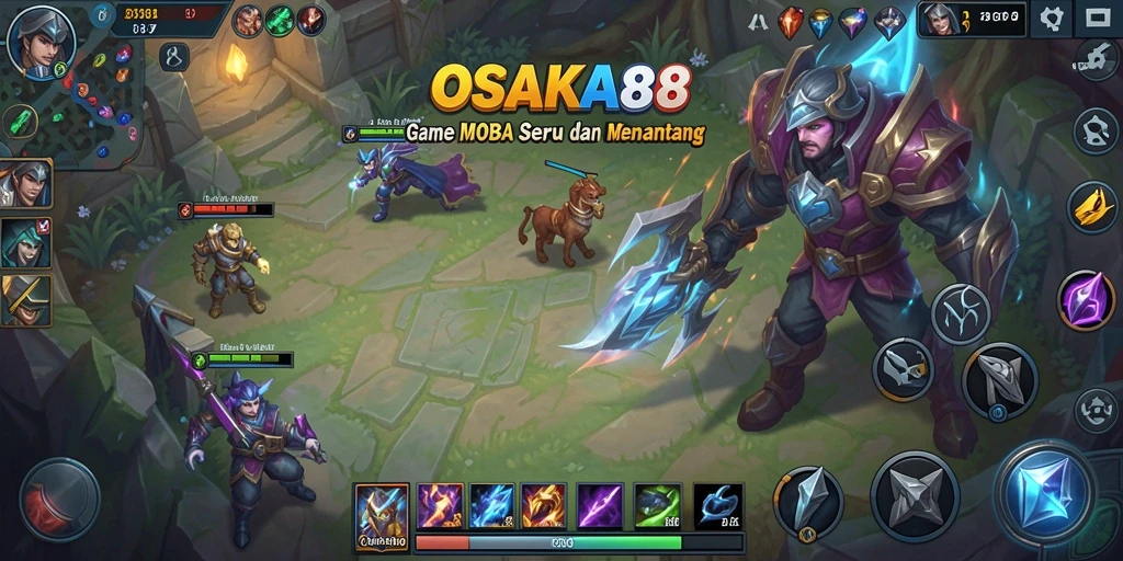 Tampilan gameplay <strong>OSAKA88</strong> yang menakjubkan saat bertempur.