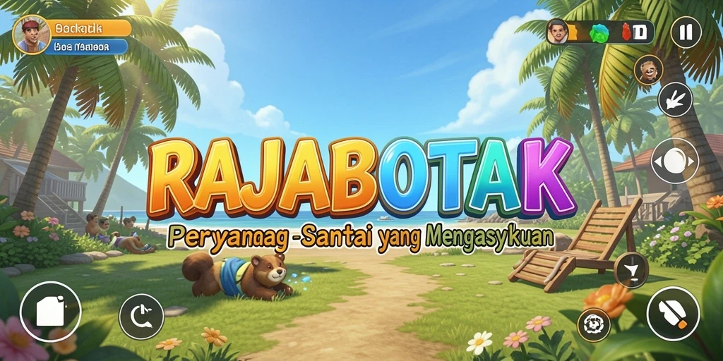 Screenshot gameplay <strong>RAJABOTAK</strong> menampilkan keseruan bermain santai.