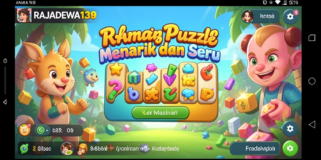 Tampilan gameplay menarik dan menantang di RAJADEWA138.