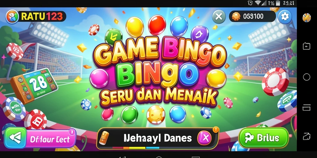 Screenshot gameplay RATU123 menampilkan keseruan bermain Bingo.