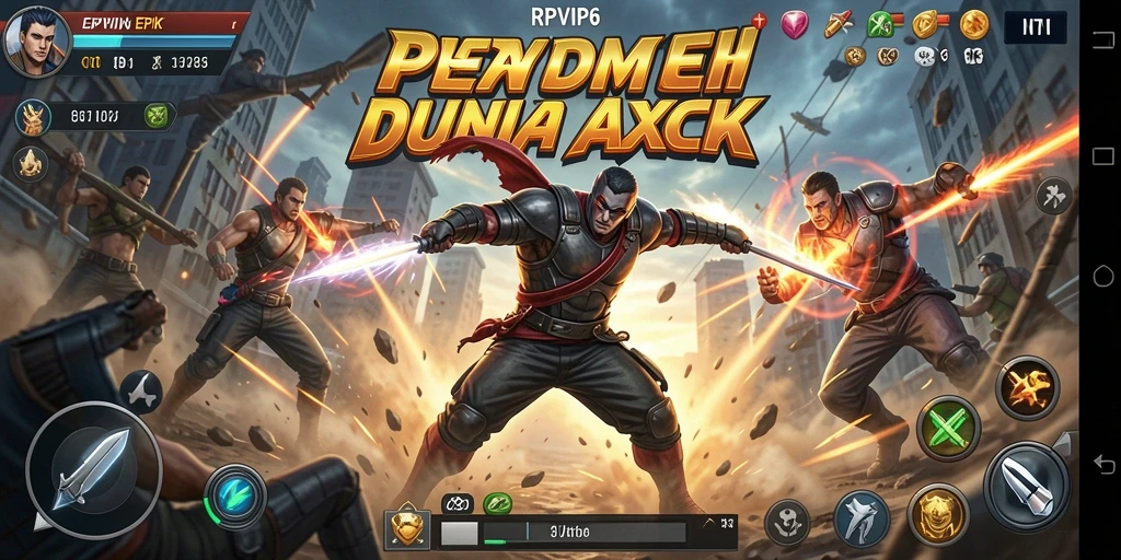 Tampilan gameplay RPVIP6 yang mendebarkan di dalam aksi.