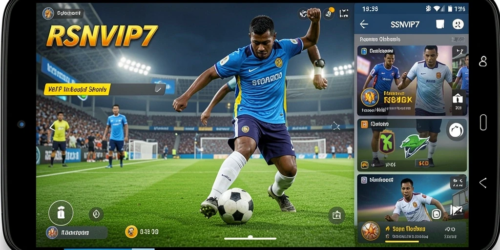 Tampilan gameplay menarik RSNVIP7 dengan aksi olahraga yang seru.