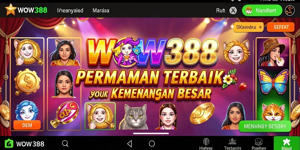 Screenshot WOW388 menampilkan gameplay Slot yang seru dan mengasyikkan.